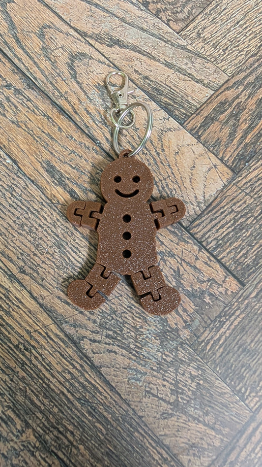Schlüsselanhänger Flexi Lebkuchenmann
