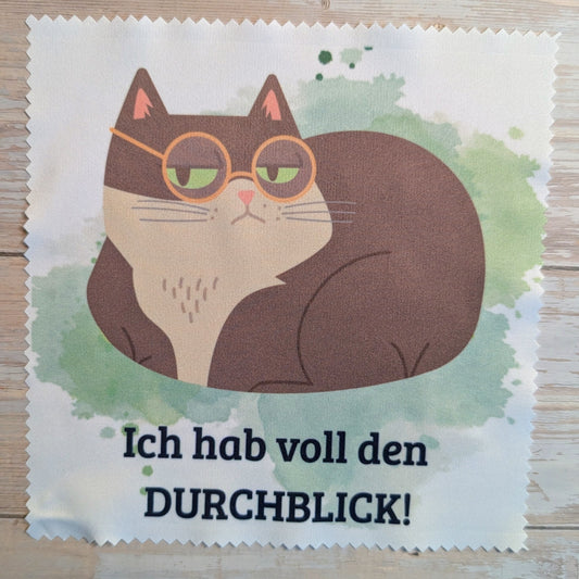 Brillenputztuch Katze
