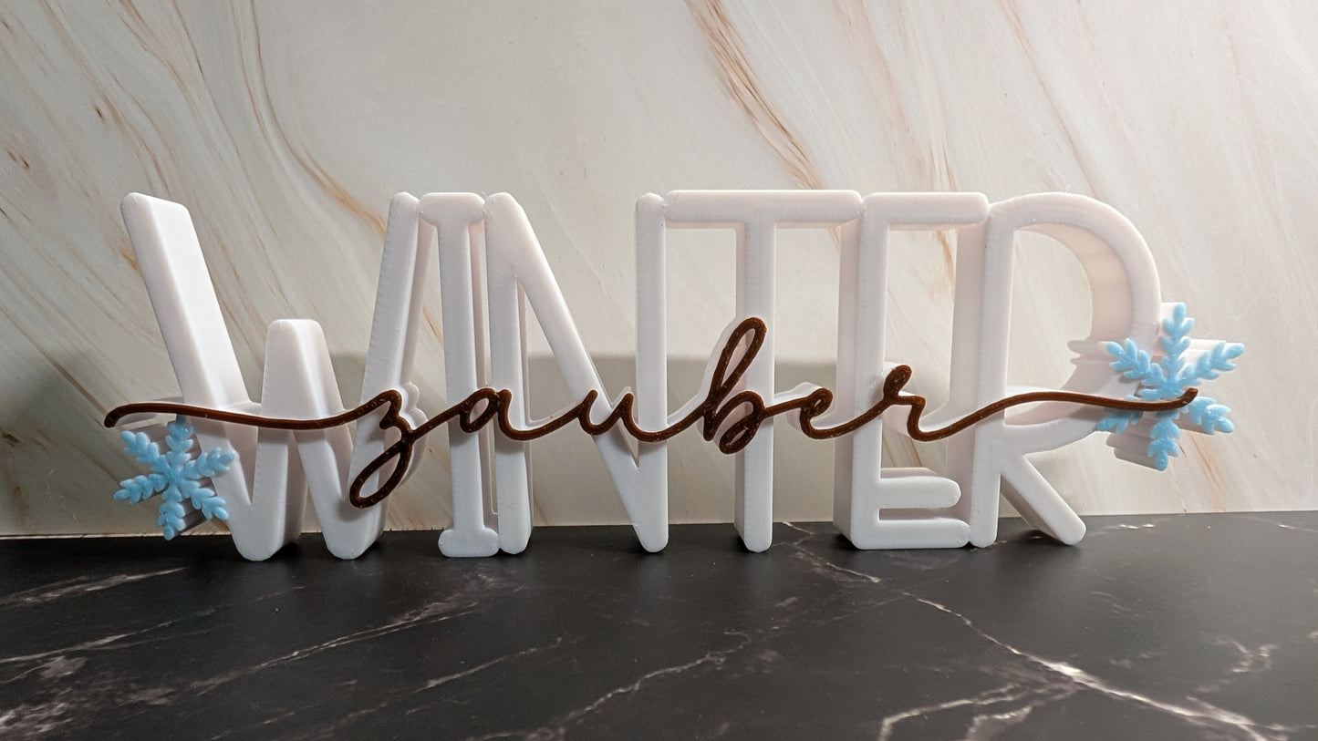 Dekofigur Winterzauber