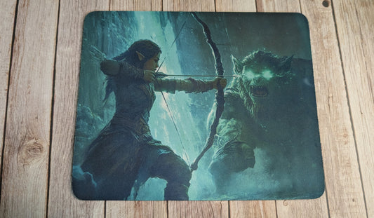 Mauspad Bogenschütze