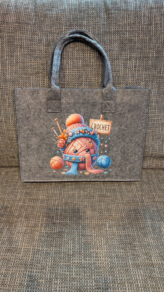 Häkeln Filztasche