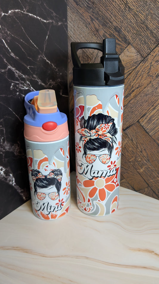 Trinkflaschenset Mama & Mini