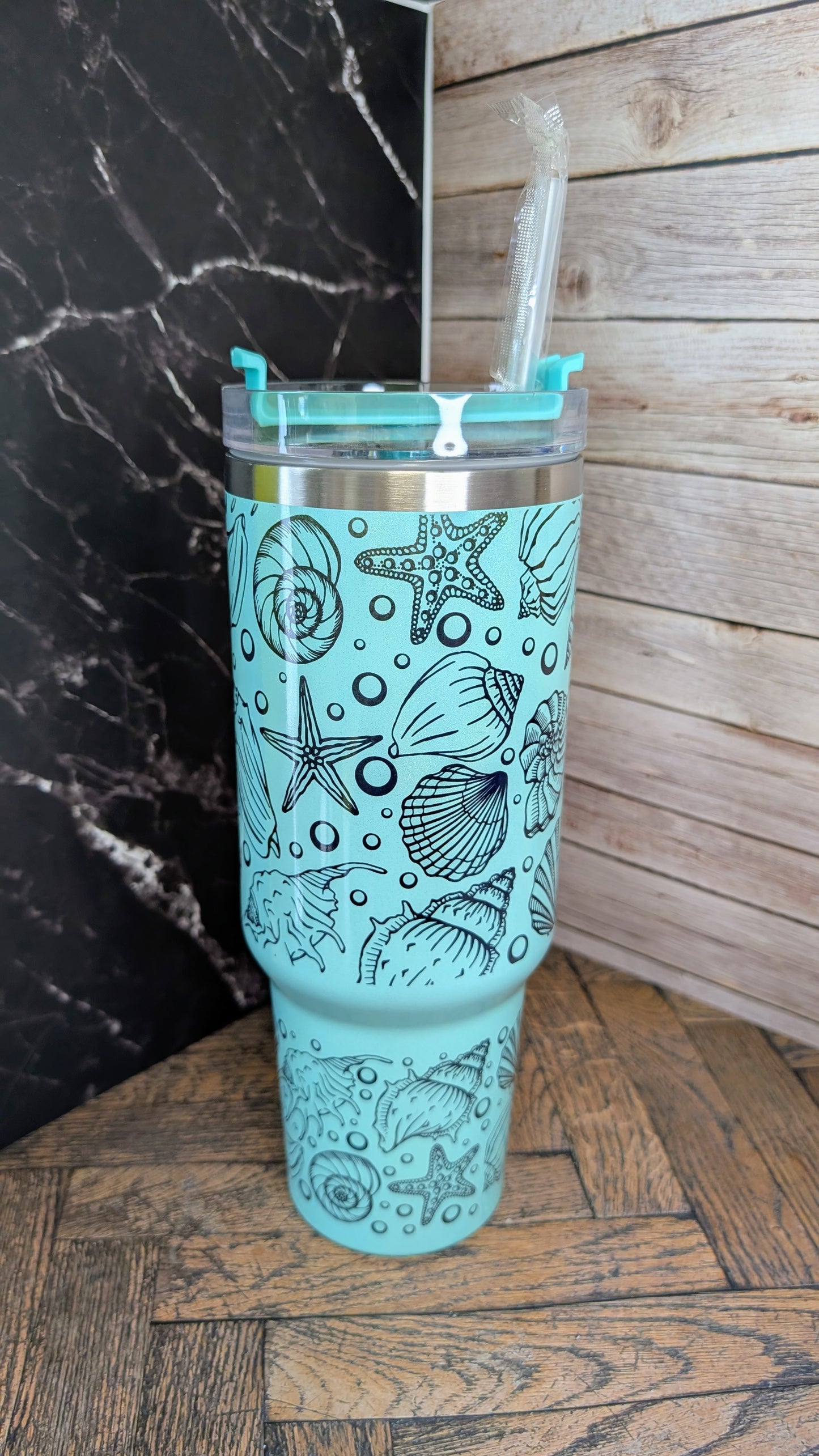 40OZ Tumbler Muscheln