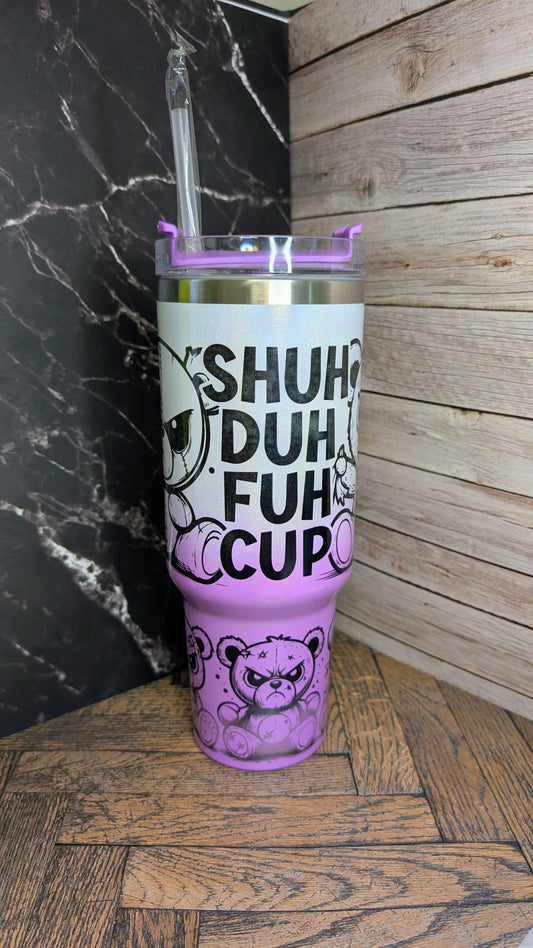 40OZ Tumbler Angry Teddy B-Ware