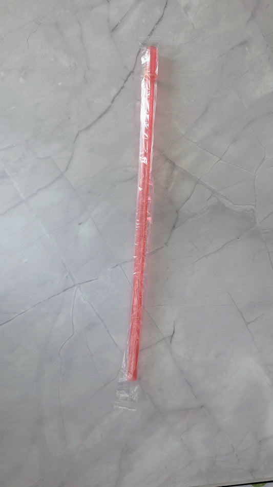 Strohhalm Plastik Rosarot