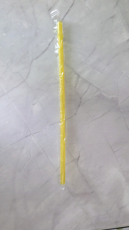 Strohhalm Plastik Gelb