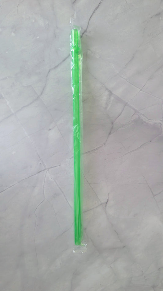 Strohhalm Plastik Grün