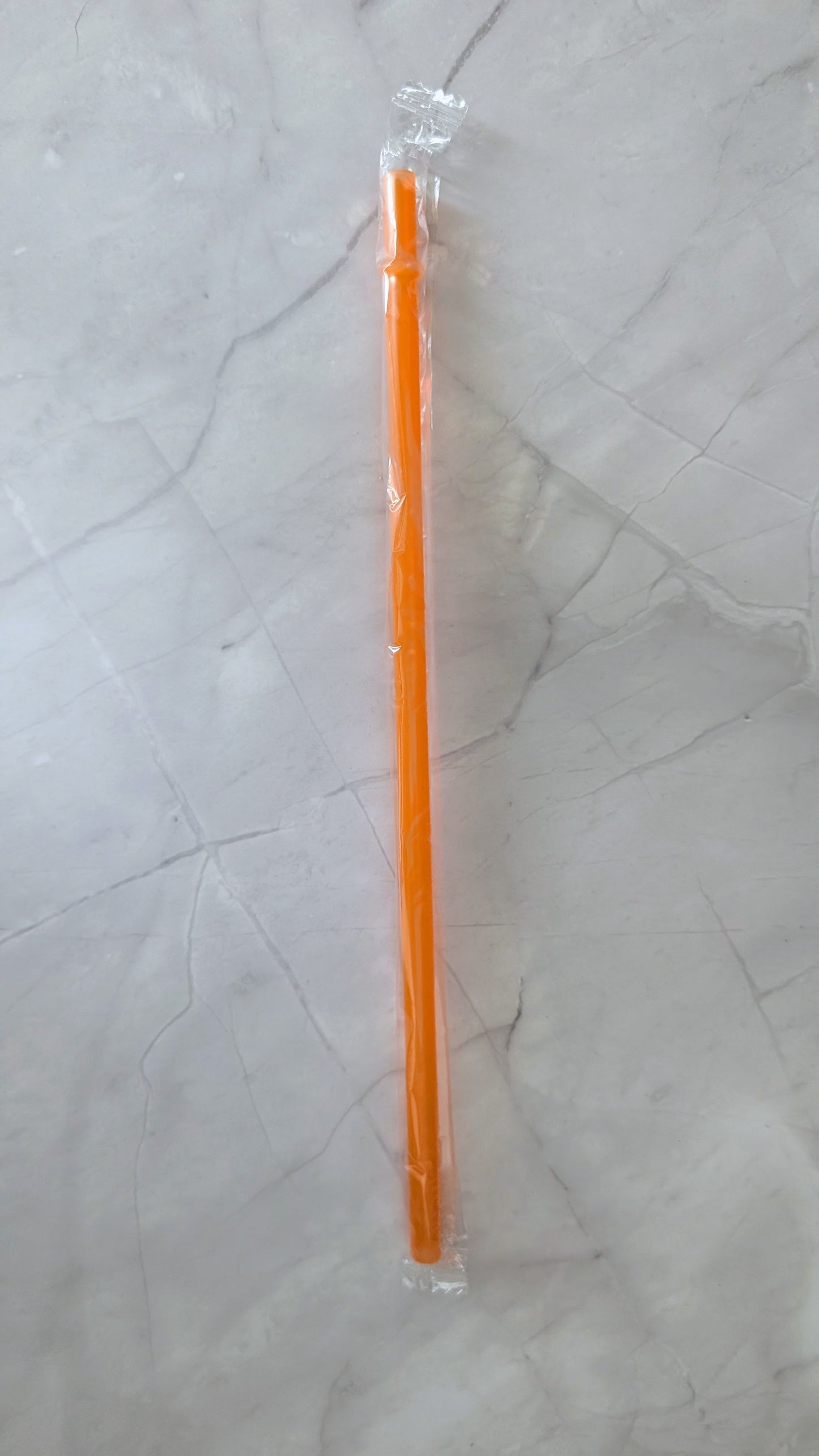 Strohhalm Plastik Orange
