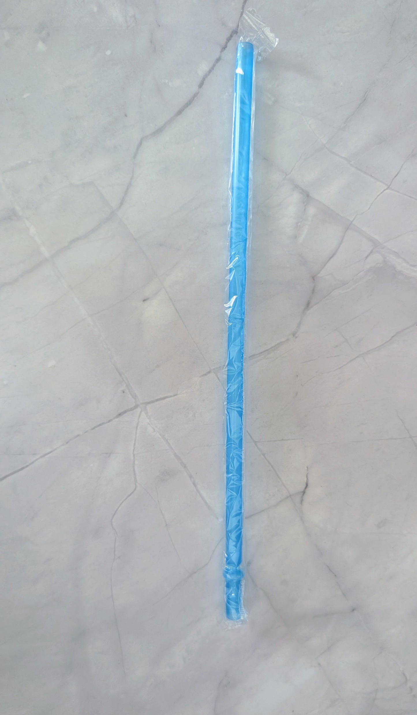 Strohhalm Plastik Blau
