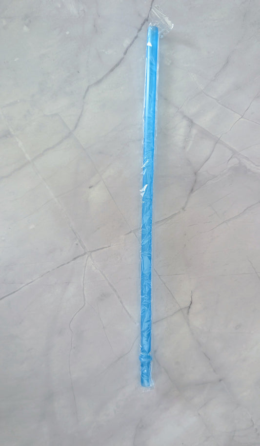 Strohhalm Plastik Blau
