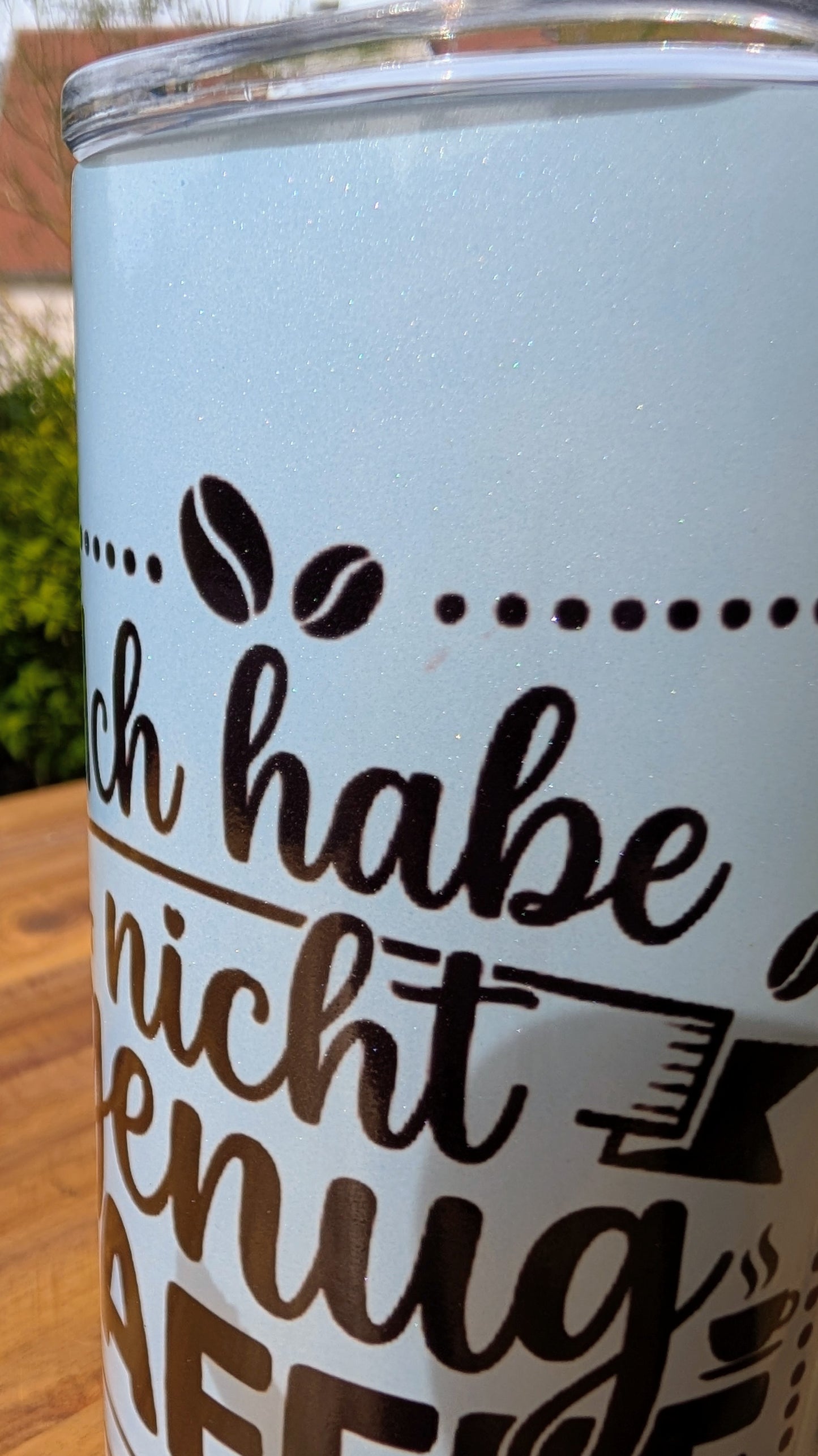 Tumbler UV Blau Einhorn B-Ware