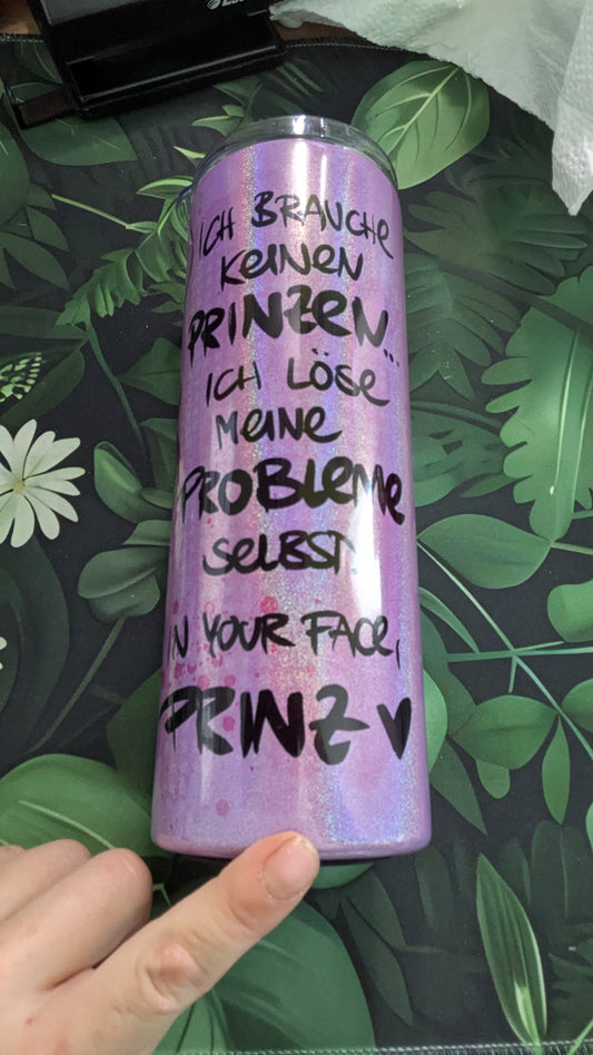 Tumbler Shiny Lila Prinz Schnubbirella