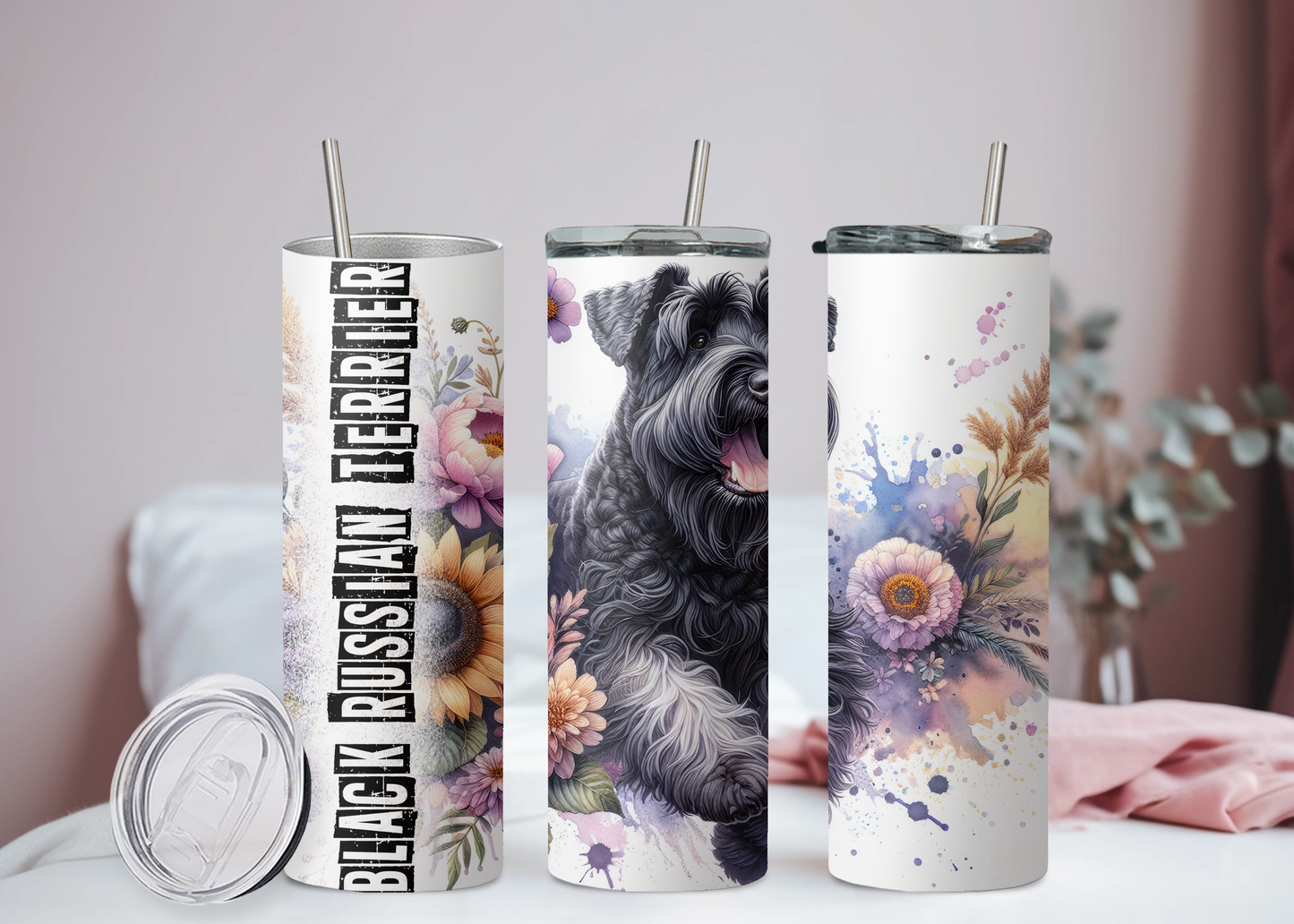 Russischer Schwarzer Terrier Becher