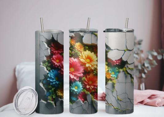 Sommerblumen Becher