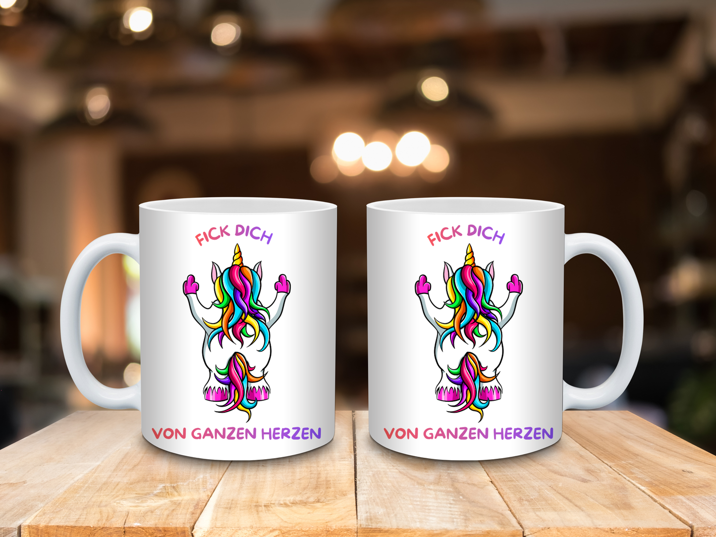 Tasse Fick dich Einhorn 330ml