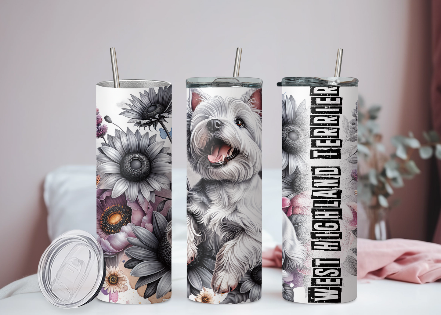West Highland Terrier Becher